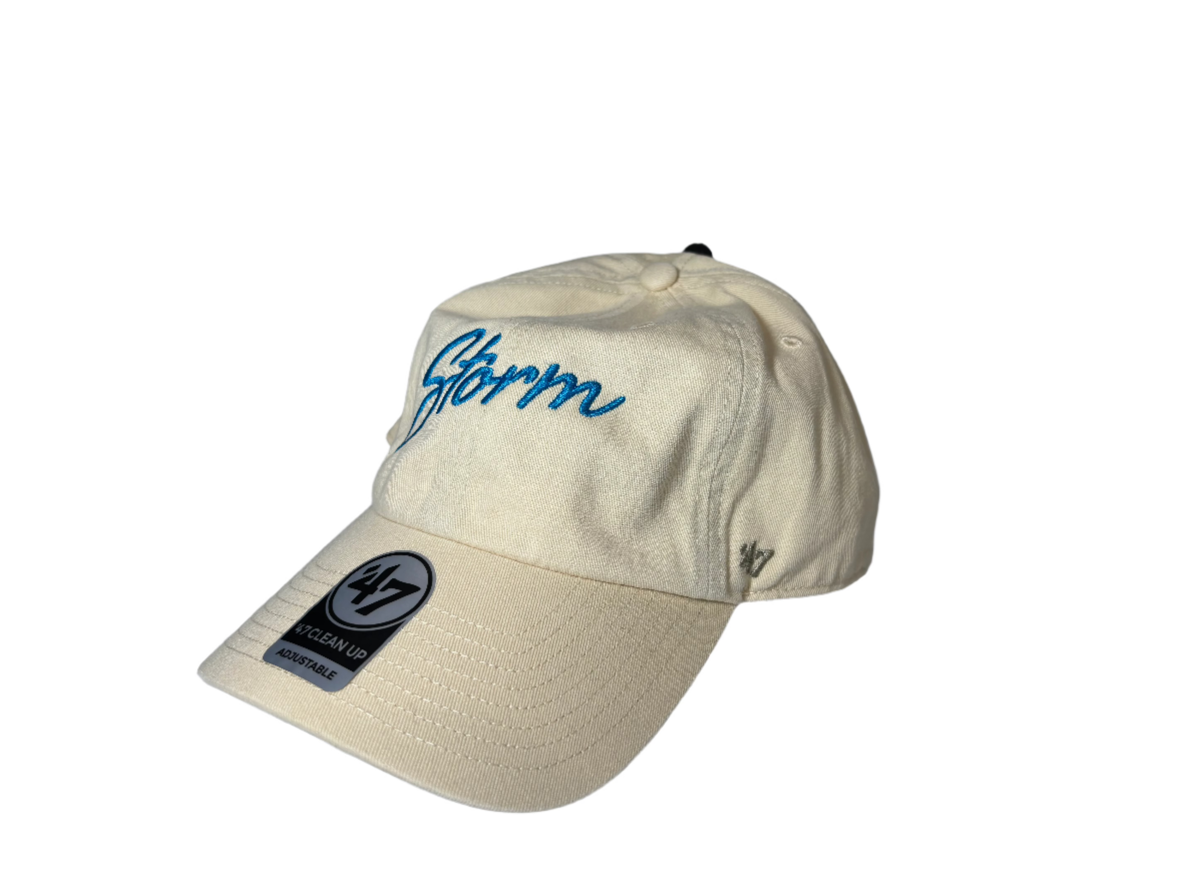 Beige Embroidered Hat