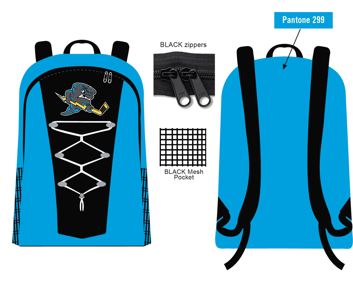 Blue Blitz Backpack